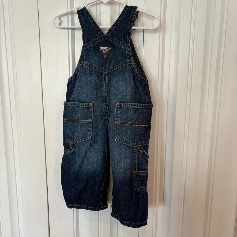 Osh Kosh Denim Overalls Size 9‎ Months